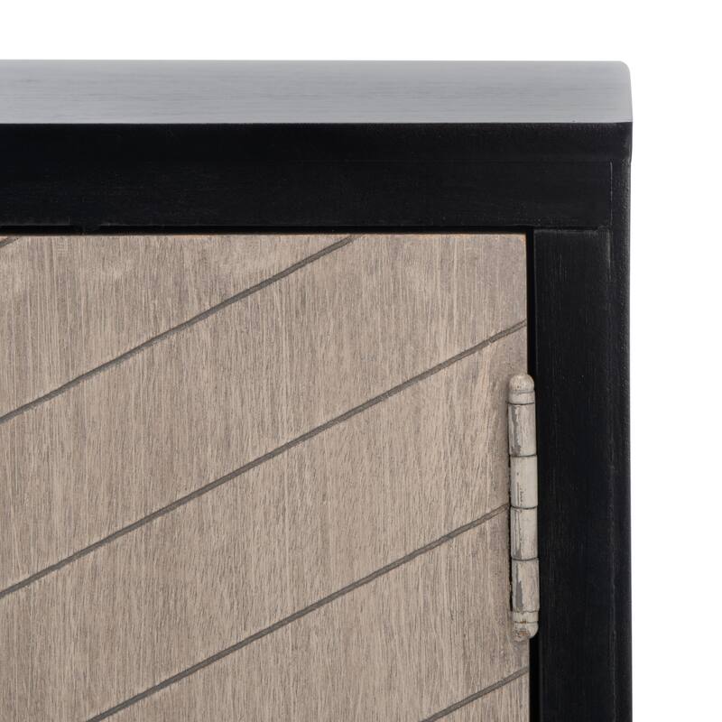 SAFAVIEH Dwan 47-inch Storage Media TV Stand - 47.3" W x 15.8" L x 20" H - 47Wx16Dx20H