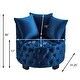 preview thumbnail 11 of 9, Contemporary Upholstered Tufted Leisure Chair Accent Chair