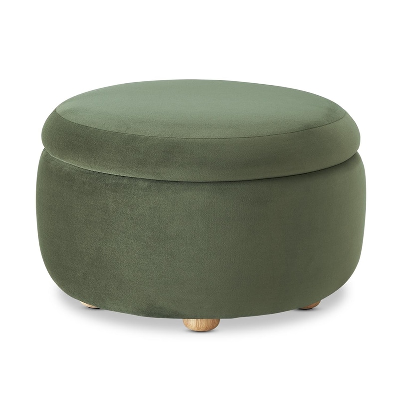 Mopio Luna Storage Ottoman - Green