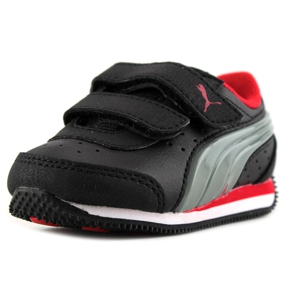 Puma Speed Light-Up V Inf Round Toe Leather Sneakers