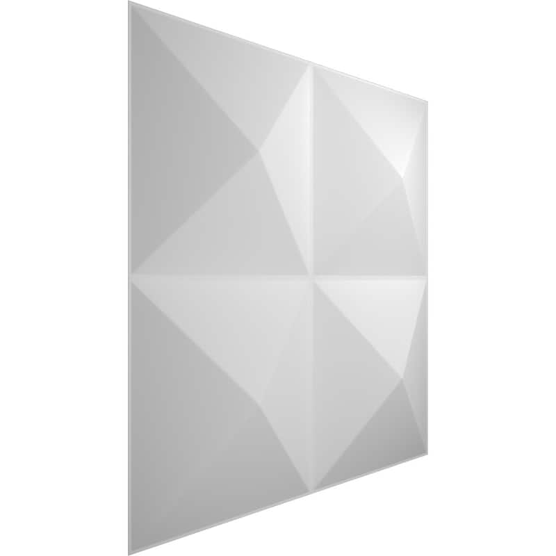 11 7/8"W x 11 7/8"H Tirana EnduraWall Decorative 3D Wall Panel, White