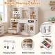preview thumbnail 11 of 18, Gymax Wooden Kitchen Playset w/Realistic Lights & Sounds Stoves Sink
