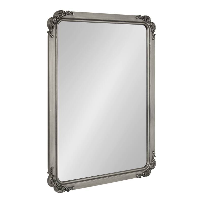 Kate and Laurel Ivette Rectangle Mirror - 25x35 - Silver
