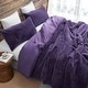preview thumbnail 2 of 4, Chunky Bunny Some Like It Cold - Coma Inducer® Oversized Comforter Set - Dark Purple