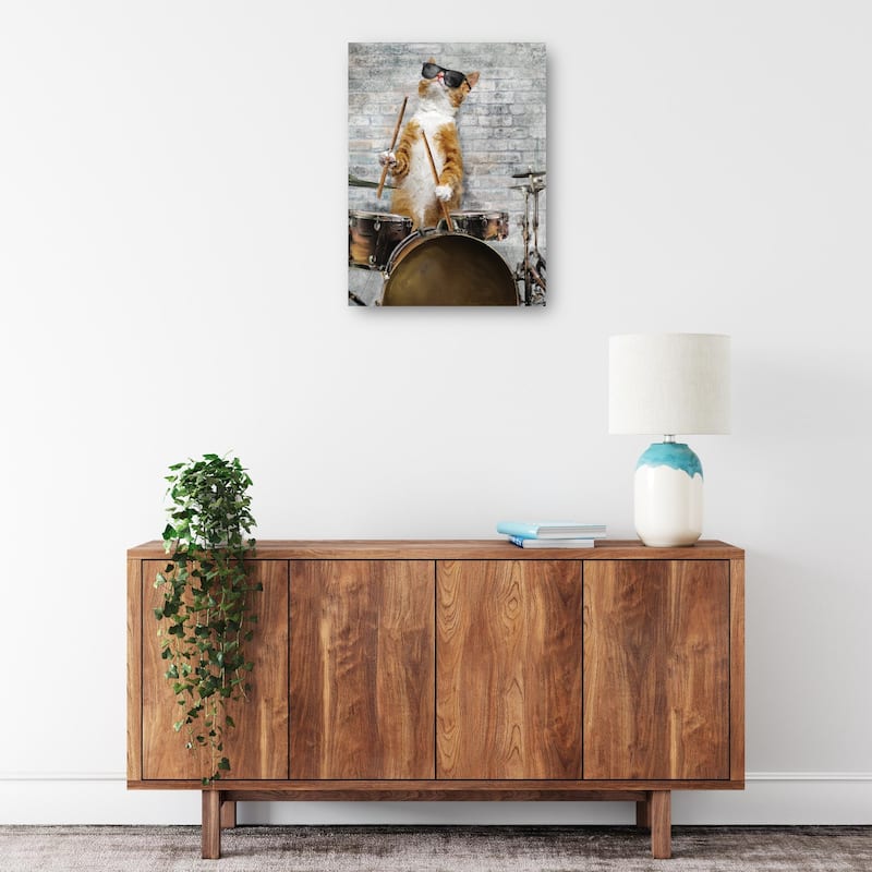 Jazz Cats II By Studio Arts Canvas Art Print