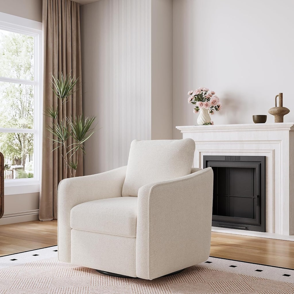 360° Swivel Upholstered Accent Sofa Chair for Living Room, Bedroom, Office, Nursery