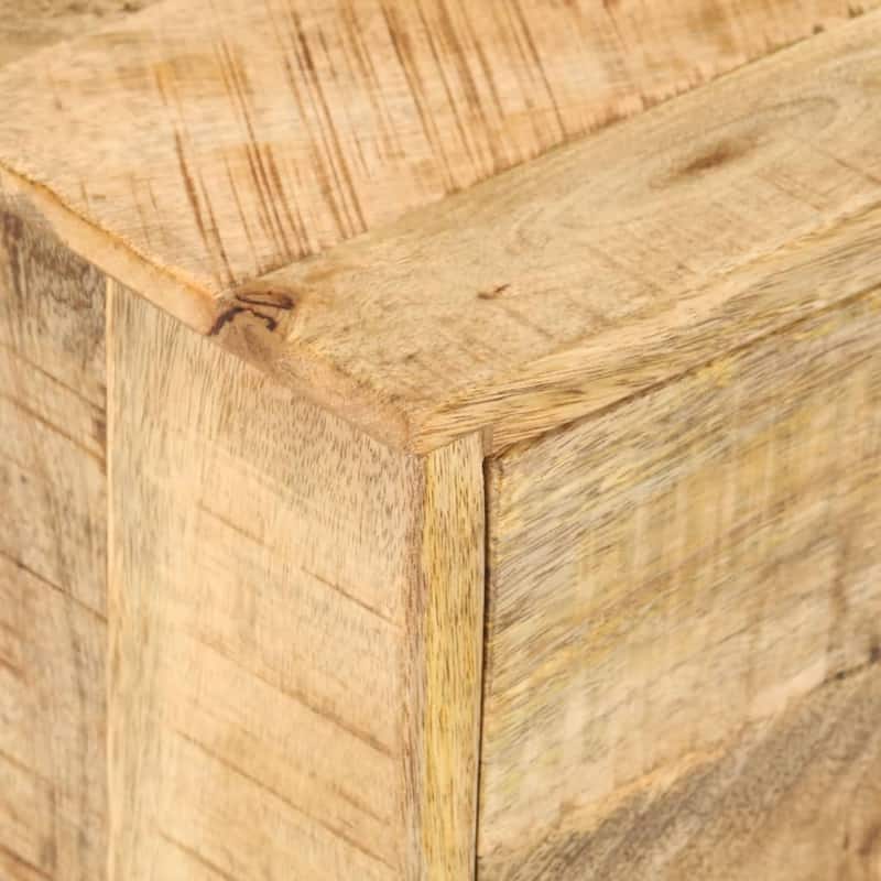 vidaXL Side Table End Table Living Room Coffee Table Solid Wood Reclaimed - 15.7" x 15.7" x 17.7"