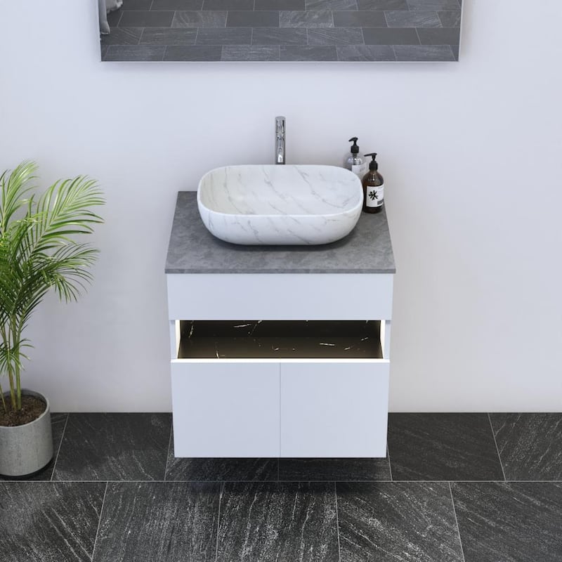 Laguna 2D 60 Floating Bathroom Vanity (24" Width)
