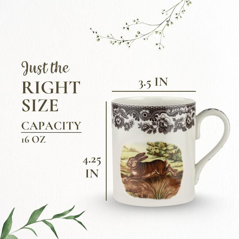 Spode Woodland Mug Assorted Animals - 16 Oz
