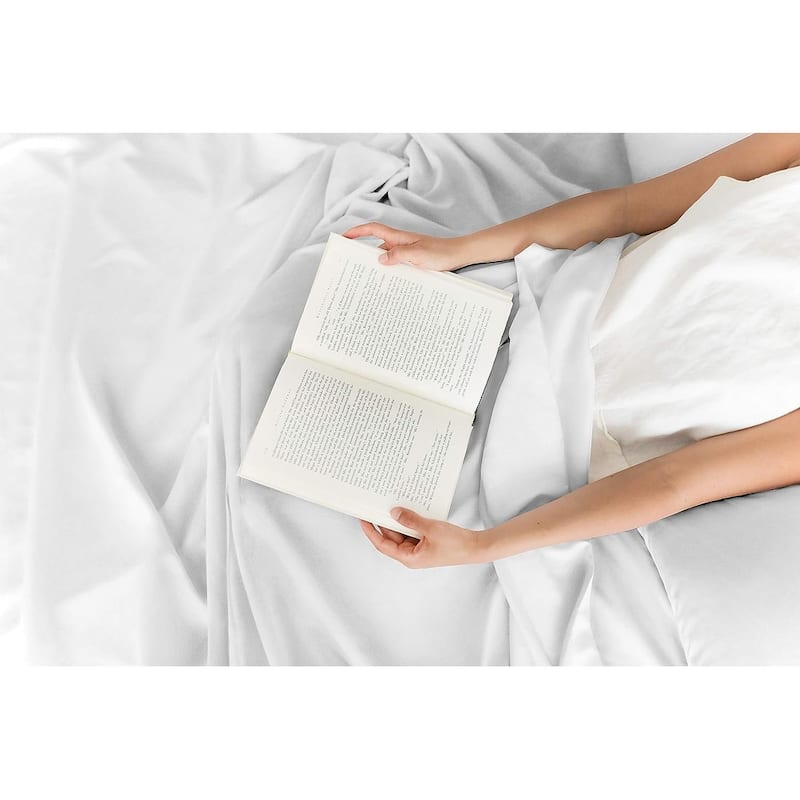 CGK Linens Brushed Microfiber Soft Wrinkle free 4 Piece Bed Sheet Set