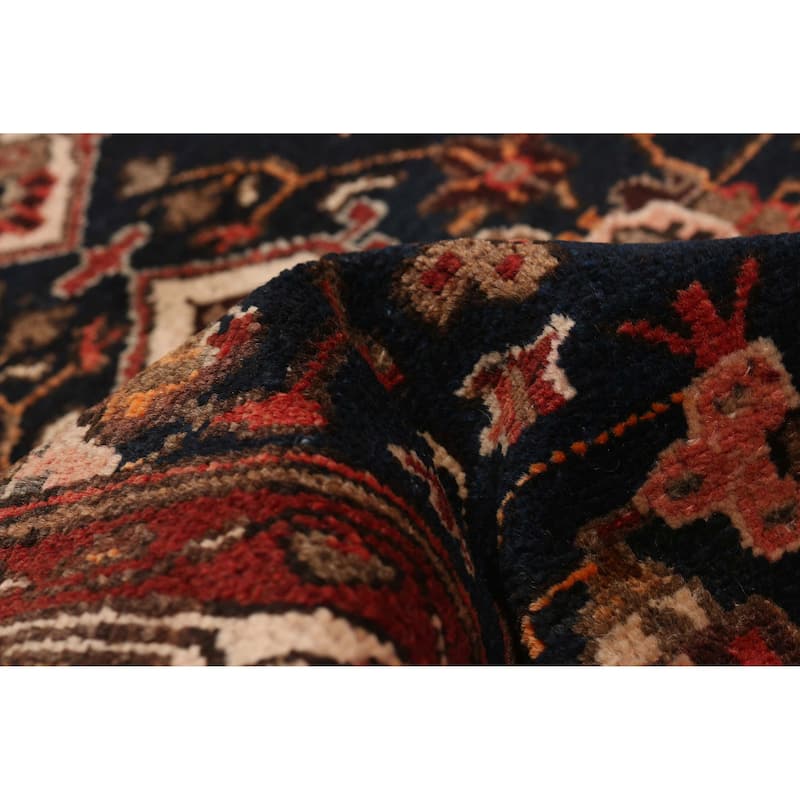 ECARPETGALLERY Hand-knotted Andelz Dark Navy Wool Rug - 3'1 x 9'4