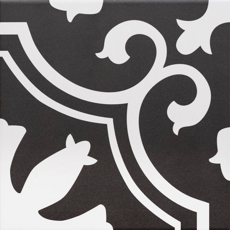 The Tile Life Venice 10x10 Night Porcelain Floor & Wall Tile