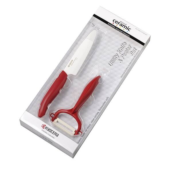 Kyocera Ceramic Y Peeler Red