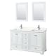 Option White / Giotto Quartz Top / Polished Chrome
