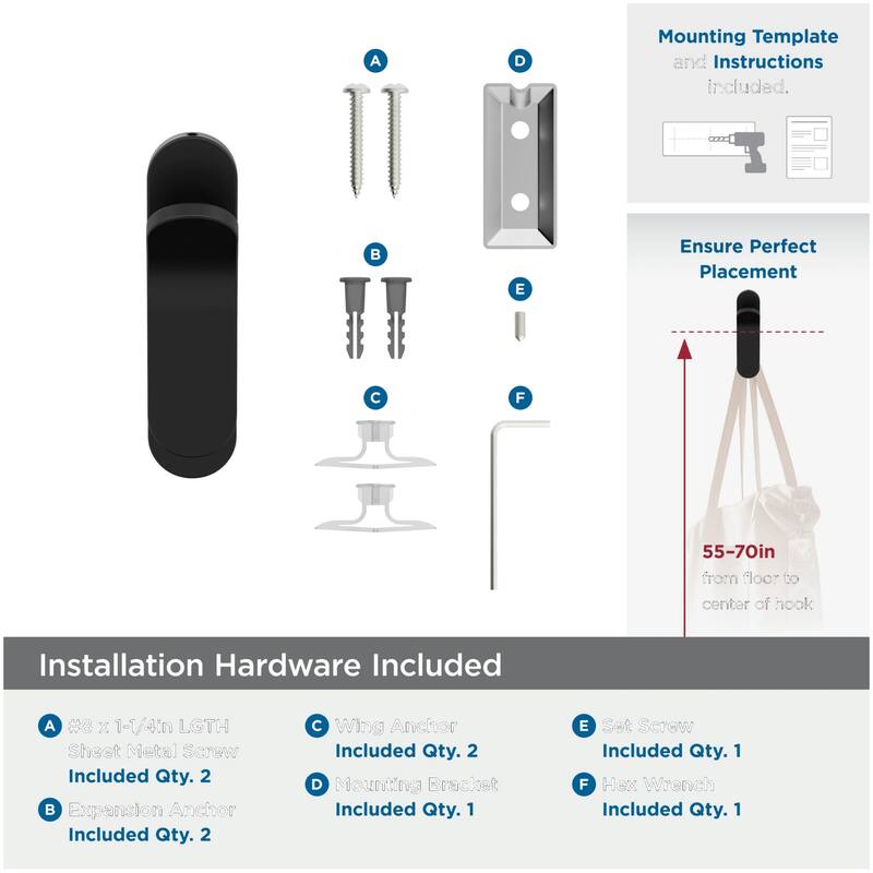 Amerock HBX37012 Unison Single Robe Hook