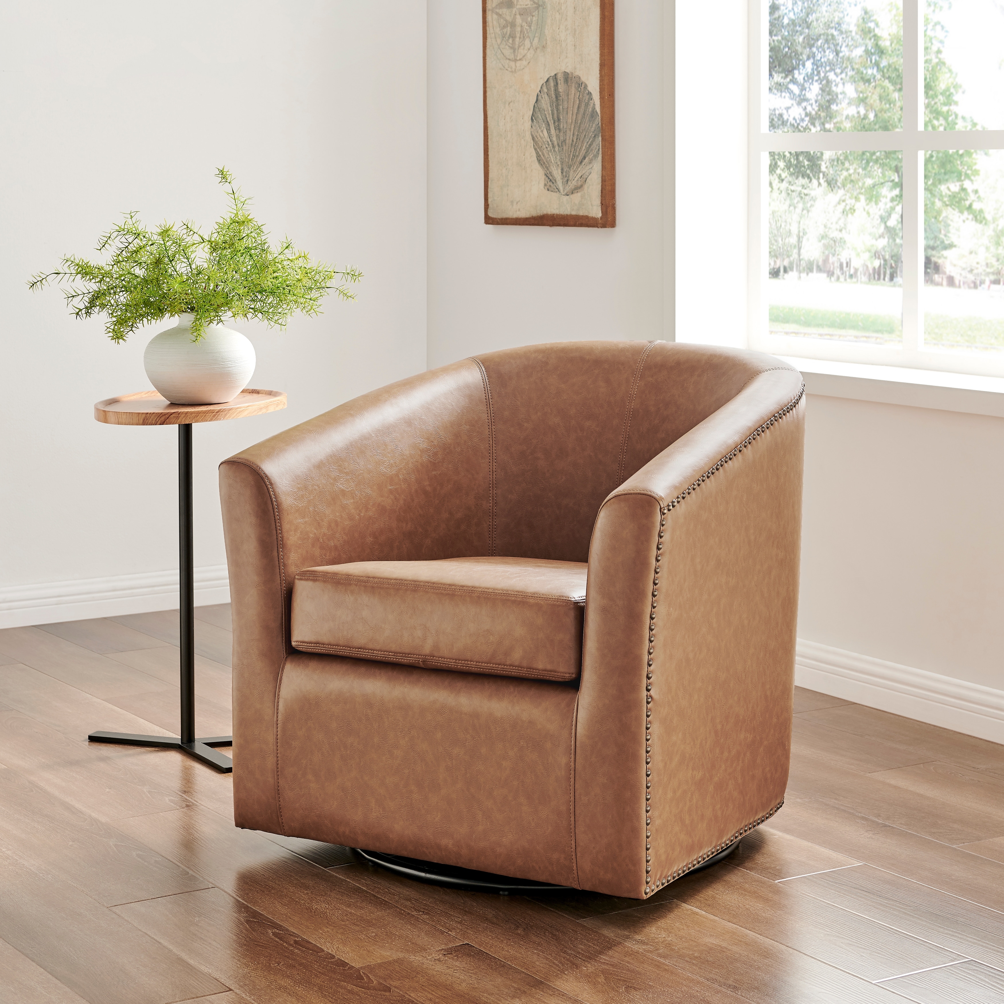 NPD Furniture Ernest Swivel Arm Chair