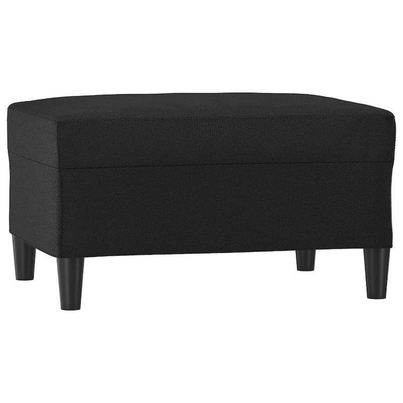 vidaXL Footstool Modern Ottoman Footrest for Living Room Bedroom Faux Leather