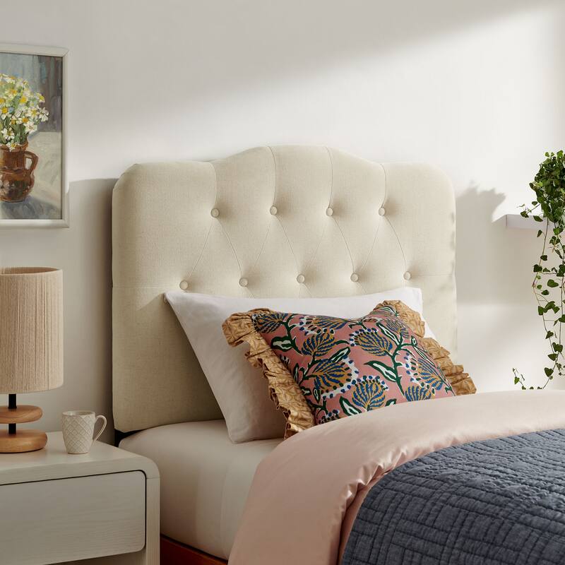 Annabel Upholstered Headboard - Linen - Twin