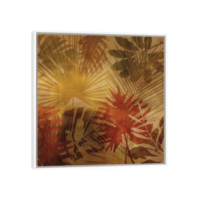 iCanvas "Sunlit Palms I" by John Seba Framed Canvas Print