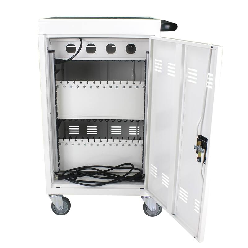 Mobile Charging Cart and Cabinet for Tablets Laptops