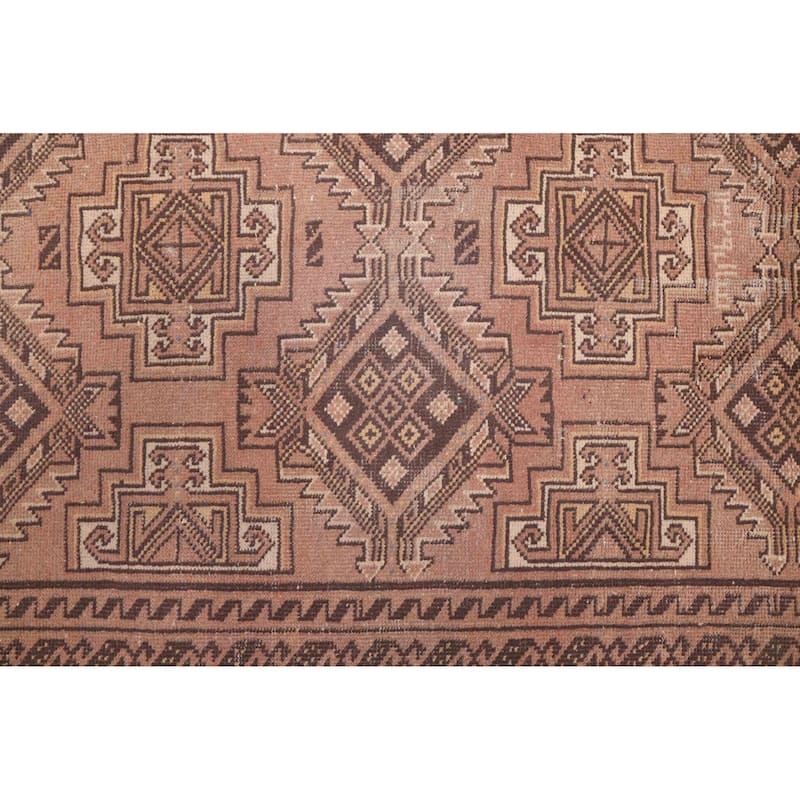 ECARPETGALLERY Hand-knotted Antalya Vintage Copper Wool Rug - 4'0 x 8'4