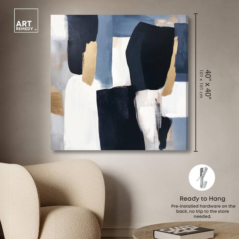 Assembled Color Pallete I Canvas by Art Remedy, Gallery Wrapped