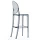 preview thumbnail 22 of 24, Clear 30" Seat Height Barstool Modern Plastic Side Bar Counter Stool - Accent Lounge No Arms Armless
