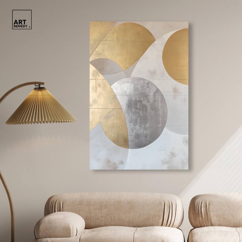 Golden Orb I Canvas by Art Remedy, Gallery Wrapped