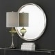 preview thumbnail 2 of 1, Uttermost Orion 36" Round Twist Frame Contemporary Wall Mirror by Jim