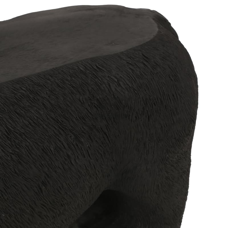 Collinston Outdoor Cast Stone Outdoor Bear Garden Bench by Christopher Knight Home