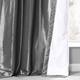 Exclusive Fabrics Single Ruched Faux Solid Taffeta Curtain (1 Panel)