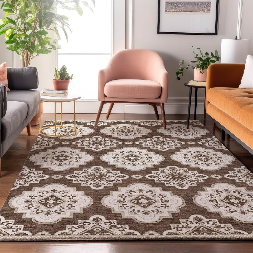 Premium Washable Super Soft Global Glam Mayfield Rug