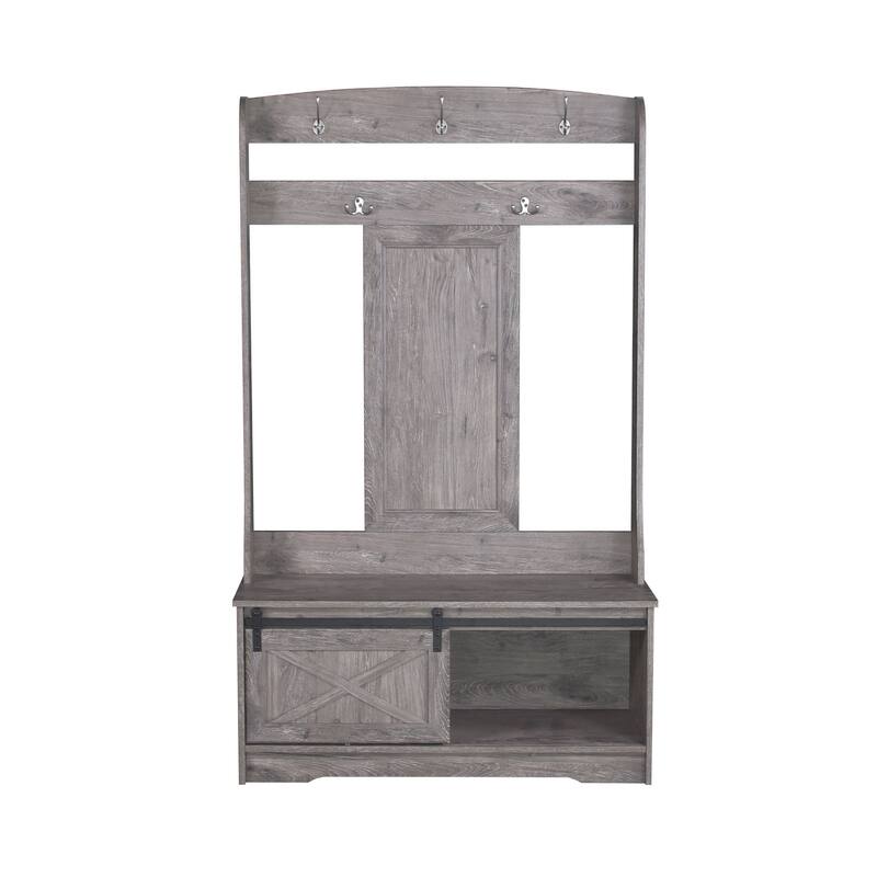 Saint Birch Hawksbury Transitional Hall Tree and Shoe Bench On Sale