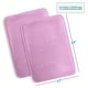 preview thumbnail 63 of 153, Empyrean Ultra Soft Plush Bathroom Rug - Non-Slip, Velvet, Memory Foam Bath Mat - Set of 2