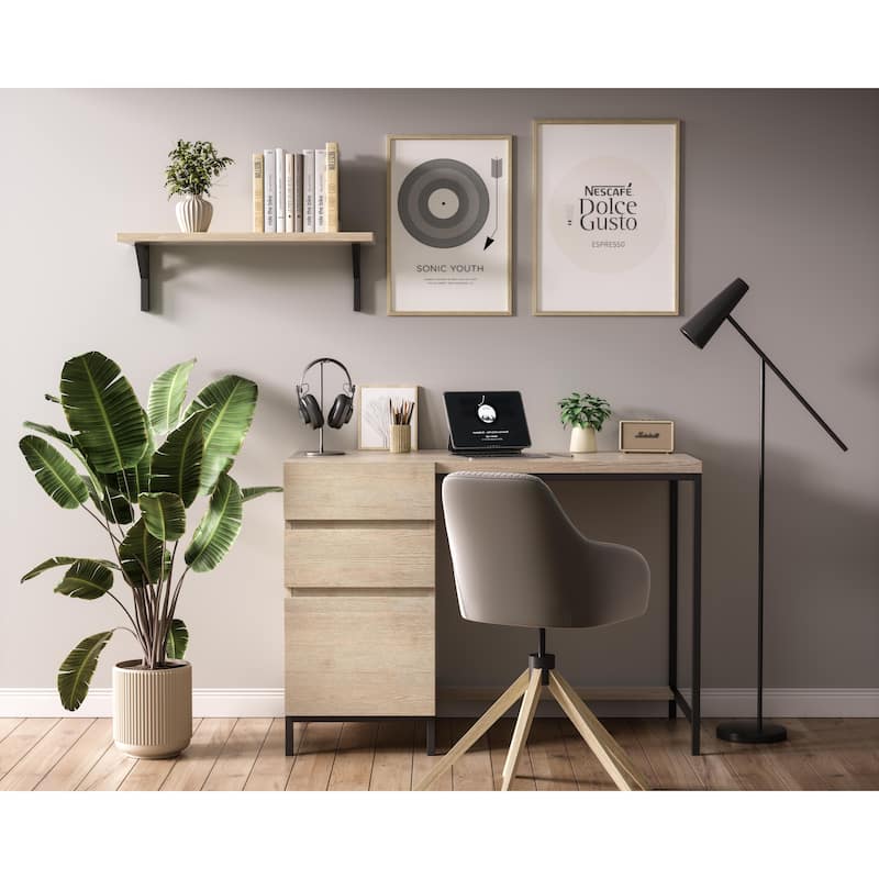 Montague 42 Inch Desk in Mango Wood