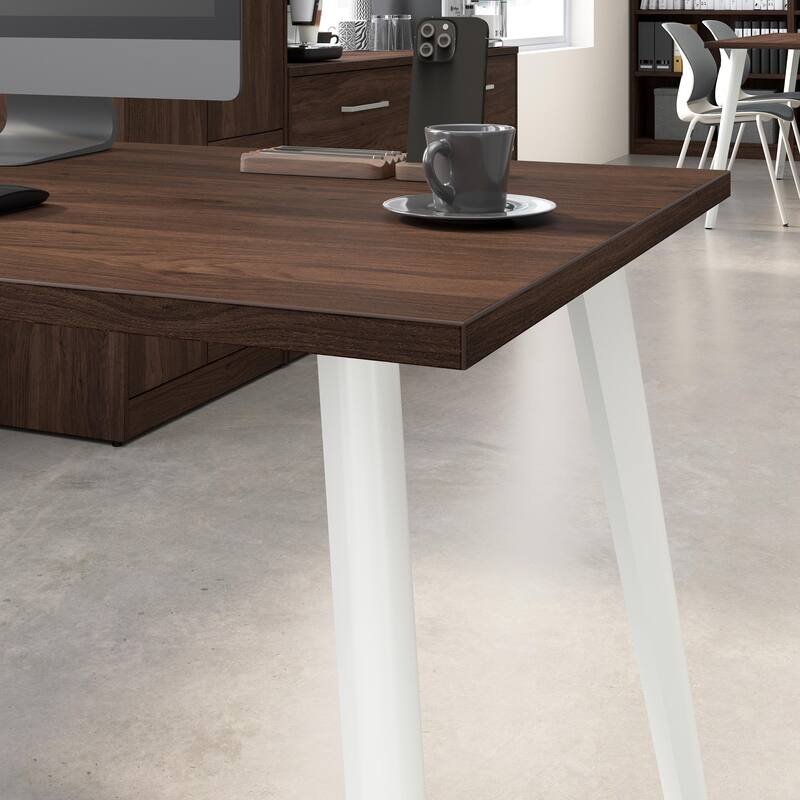Bush Business Furniture Vista 72W Office Desk with Splayed Metal Legs