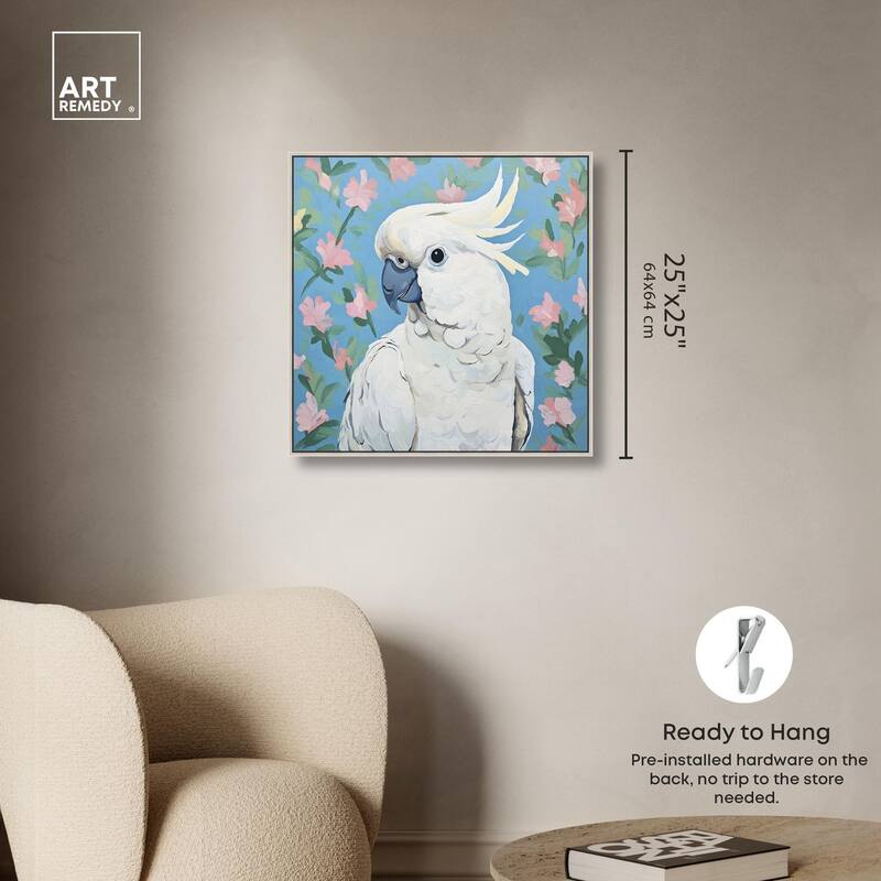 White Cockatoo I Canvas by Art Remedy