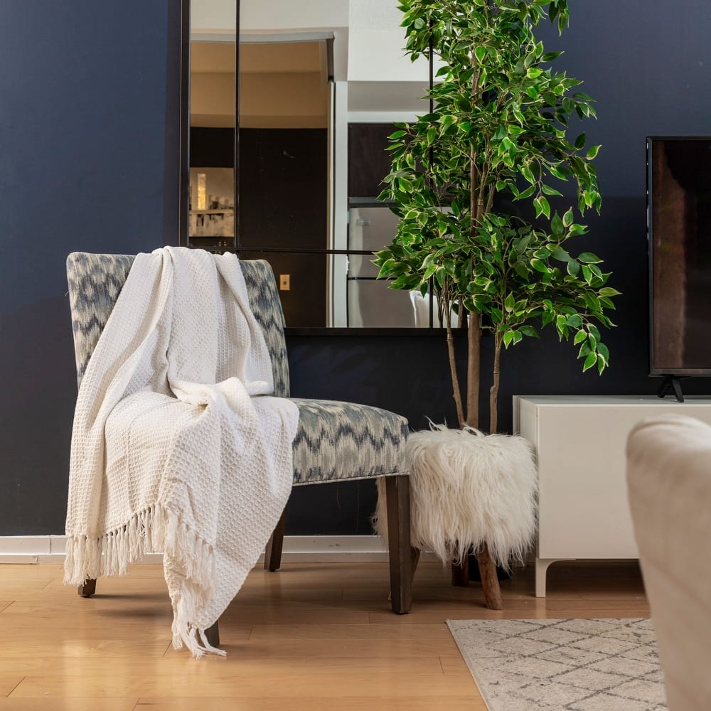 Fabstyles Honeycomb High Quality Cotton Throw