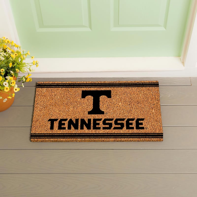 University of Tennessee Monochrome Indoor/Outdoor Coir Door Mat - 28" x 16"