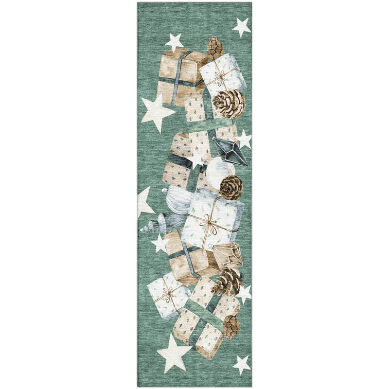 Premium Washable Super Soft Christmas Presents Mayfield Rug
