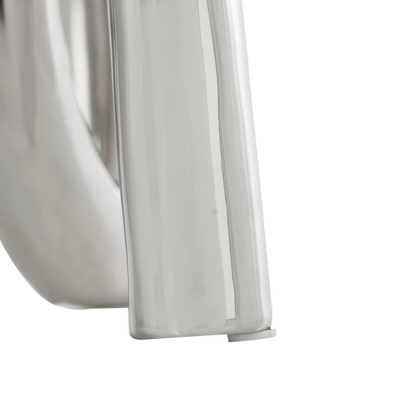 Silver, Gold or Multi Ceramic Rounded Loop Abstract Sculpture