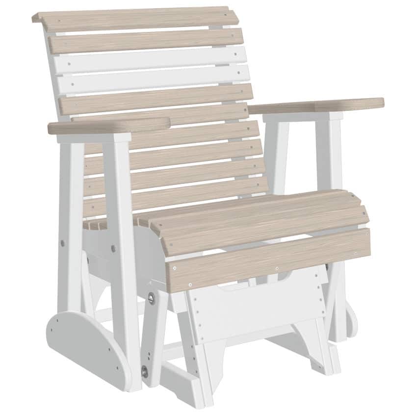 Poly Lumber Plain Rollback Patio Glider