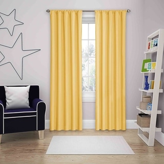 Eclipse Kids Microfiber Blackout Single Curtain Panel