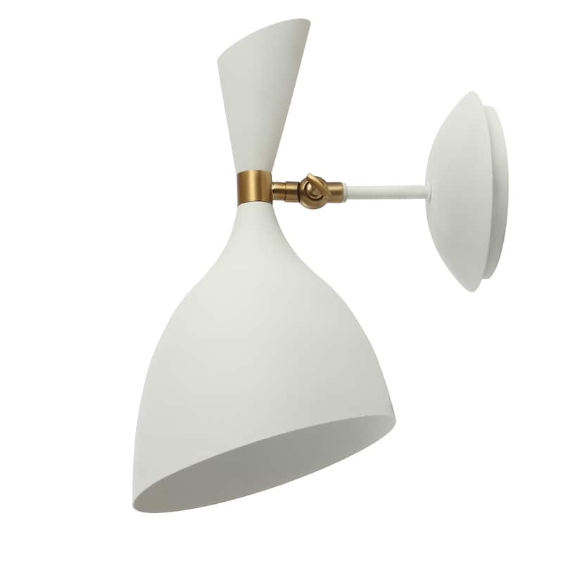 Josef 10" Iron Retro LED Wall Sconce, Black by JONATHAN Y - One