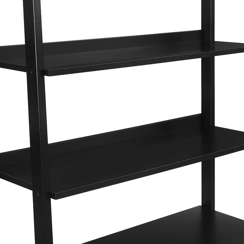 Crosley Landon 3-Piece Etagere Bookcase Set - Matte Black