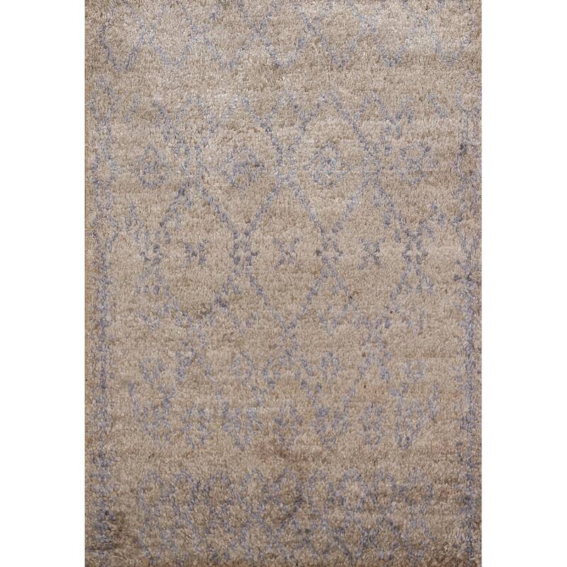 Moroccan Indian Foyer Rug Handmade Wool Carpet - 2'0"x 3'0"