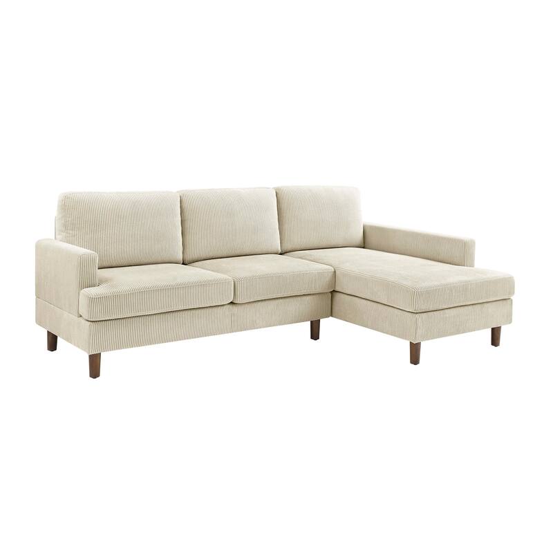 Modular L Shaped Sectional Sofa, 97" Wide Cloud Sofa Couch with Chaise