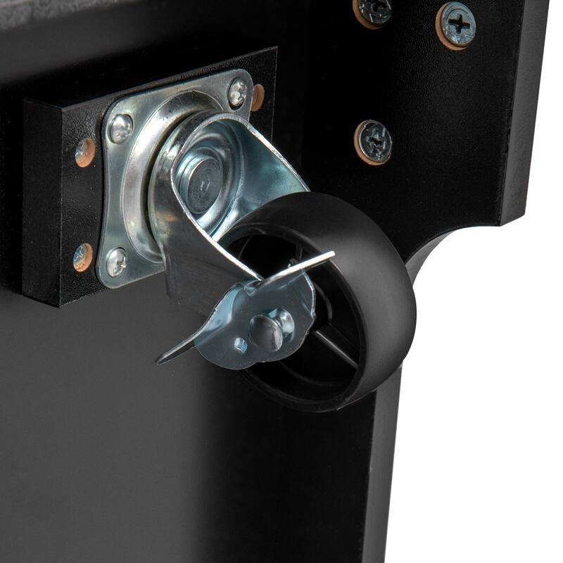 51 Inch Kitchen Island with 6 Drawers Pull-Out Trash Can Power Outlet and Drop Leaf