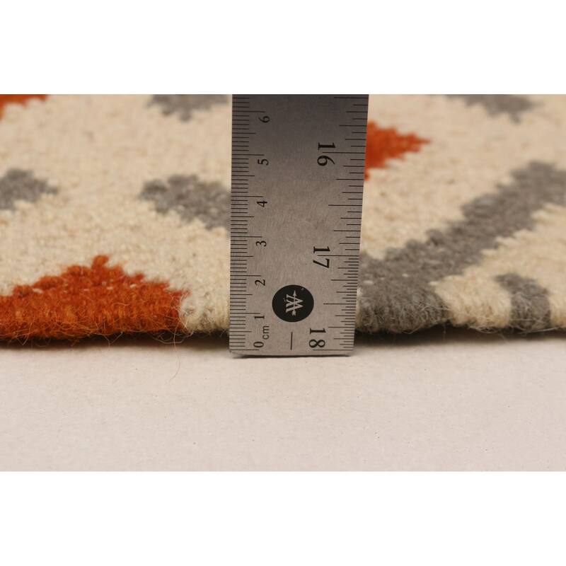 Ankara FW Cream Kilim 5'3" x 7'6" - 5'3 x 7'6