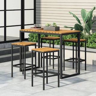 Jack Acacia Wood Bar Set by Christopher Knight Home
